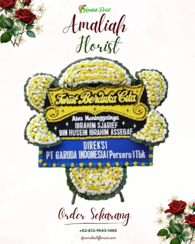 Papan Bunga Duka di Bubunan